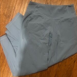 Lululemon align blue High-Waisted wide leg pants size 12